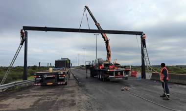 Vialidad Nacional supervisó trabajos sobre la conexión vial Rosario - Victoria