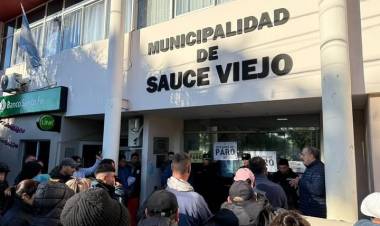 Fuerzas de seguridad garantizan la prestación de servicios municipales en Sauce Viejo