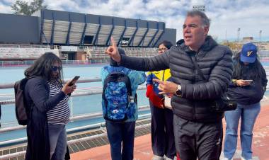 En una recorrida con delegaciones de los países que participarán, la Provincia muestra el legado que dejarán los Juegos Suramericanos 2026