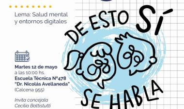 Lanzan la edición 2026 del programa de Salud Mental Adolescente “De esto sí se habla”