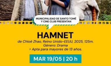 Este martes continúa el Ciclo de Cine con la proyección de “HAMNET”