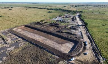 Una histórica obra de cloacas que lleva adelante la Provincia en Alejandra ya superó el 55?avance