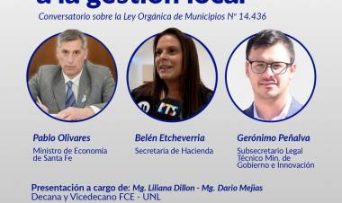 La FCE-UNL acompaña a municipios y comunas en la implementación de la nueva Ley Orgánica