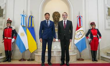 Pullaro recibió al embajador de Ucrania en Argentina