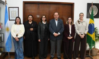 Cooperación Sur-Sur: Poletti recibió a una delegación técnica de Porto Alegre