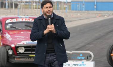 Pullaro inauguró obras en el Autódromo de Rafaela