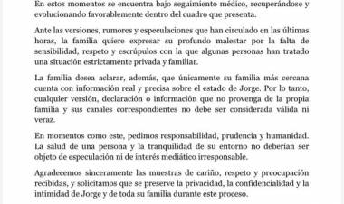 La familia de Lionel Messi llevó tranquilidad por el estado de salud de su padre: “Evolucionando favorablemente”