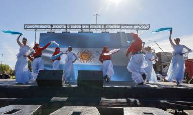 Más de 1.000 vecinos celebraron el Día de la Bandera con un masivo Festival en Facundo Zuviría