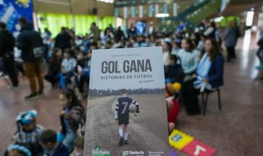 “Gol Gana” sumó una nueva presentación en Santa Fe antes de llegar a todas las escuelas de la provincia