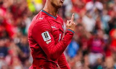 Con doblete de Cristiano Ronaldo, Portugal aplastó 5-0 a Uzbekistán