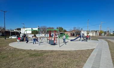 La Municipalidad recuperó un espacio abandonado y creó una nueva plaza para barrio Centenario