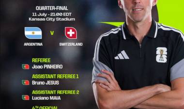 El árbitro de Argentina vs. Suiza cuenta con una polémica en la Champions League