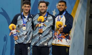 Orgullo rosarino: Fernando Carlomagno ganó tres medallas e hizo historia en los Juegos Parasuramericanos