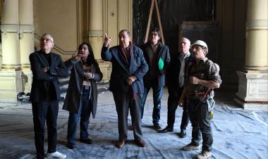 Poletti sobre la obra del Teatro Municipal: “Es un trabajo artesanal para todos los santafesinos” 