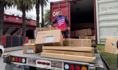    Juegos Suramericanos Santa Fe 2026: Llegaron materiales deportivos de nivel internacional que quedarán como legado para toda la provincia