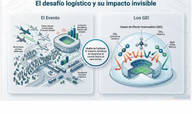 ¿Puede un Mundial de Fútbol contribuir, aunque sea indirectamente, al cambio climático que intensifica fenómenos como El Niño?