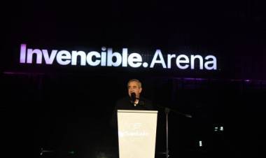 Javkin en la inauguración del Invencible Arena: «Tan grande como esta obra es la grandeza que le espera a Rosario»