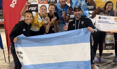 Circuito sudamericano de voley playa: las santafesinas Ghigliazza/Abdala son subcampeonas en Bogotá