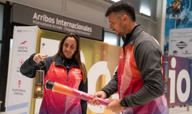 La Antorcha Suramericana llegó a la provincia y recorrerá todos los departamentos