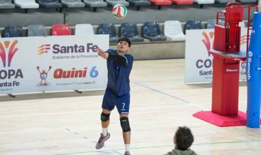 Invencible Rosario: La Copa Santa Fe de vóley masculino inauguró el nuevo estadio multipropósito