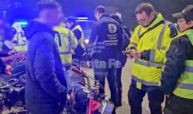 Santa Fe: incautaron 33 vehículos en un operativo de control nocturno