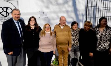 La Municipalidad acompañó el aniversario de la Vecinal Roque Saenz Peña