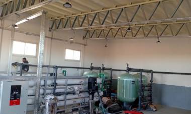 Chañar Ladeado, a punto de contar con agua potable en los hogares de casi 6.000 vecinos