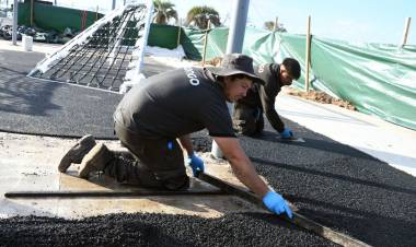 Avanzan las obras en el Parque del Sur para darle vida al Fan Fest de los Juegos Suramericanos