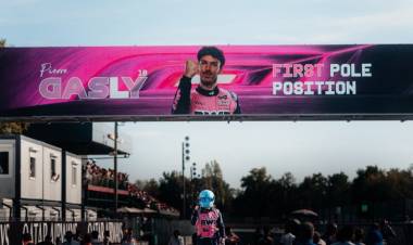 Fiesta en Alpine: Colapinto largará séptimo y Gasly se quedó con la pole en el GP de Italia