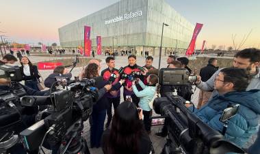 Juegos Suramericanos: Pullaro inauguró en Rafaela dos nuevos escenarios que cambian el mapa deportivo de la ciudad y la región