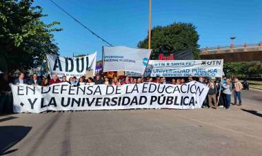 La UNL realizará clases públicas por la Ley de Financiamiento Universitario