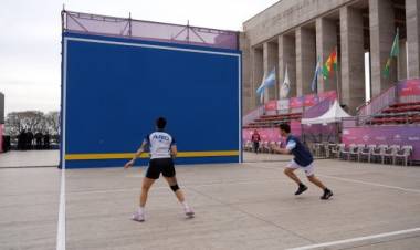 Juegos Suramericanos 2026: el Monumento a la Bandera se convierte en escenario de la Pelota Vasca