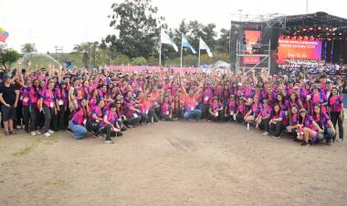 Chiaraviglio y el equipo de voluntarios destacaron el valor humano y el trabajo en equipo de los Juegos Suramericanos