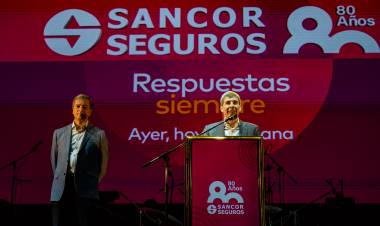 SANCOR SEGUROS celebró sus 80 años con un espectáculo multitudinario y un impactante show de drones en Sunchales