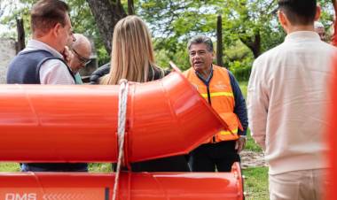 Fenómeno de El Niño: Provincia entregó cuatro bombas extractoras de agua en el norte santafesino