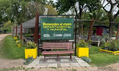 Di Gregorio: "Desde el vivero departamental ya entregamos 15.500 árboles"
