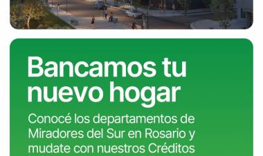 Banco Santa Fe rompe el mercado hipotecario con una tasa UVA + 4,20% para comprar departamentos en Rosario