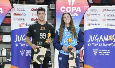 Emma Oldani y Tomás Bruzzo elegidos como los mejores jugadores de la final de Copa Santa Fe