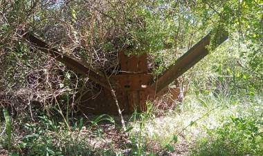 Solicitan al Ejecutivo Municipal la puesta en valor de los restos del Puente Colgante