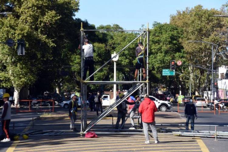 Juegos Suramericanos: comenzaron los cortes de tránsito en el parque de la Independencia