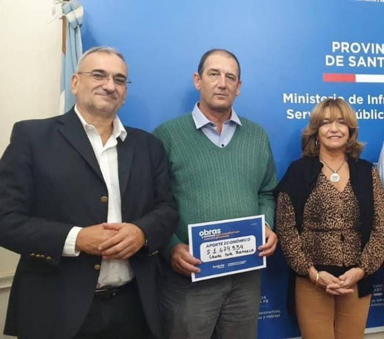Anunciaron la obra del aliviador del canal sur en Bella Italia