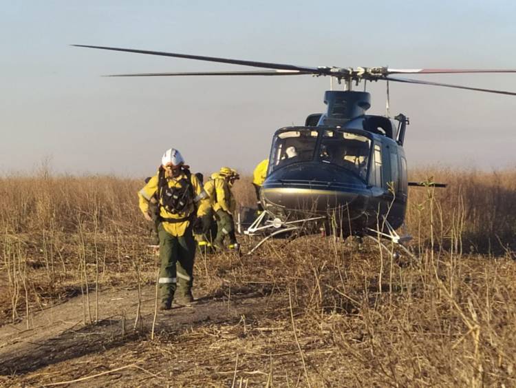 Delta del Paraná: La provincia trabaja en operativo interministerial para el combate de incendios en Entre Ríos