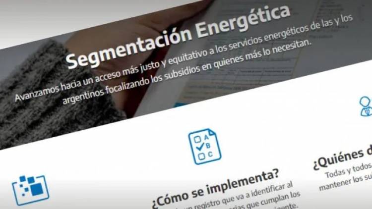 Tarifas: con completar el formulario se mantiene el subsidio