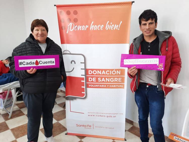 La provincia registró la donación de sangre número 1000 del año 2022 en el centro norte