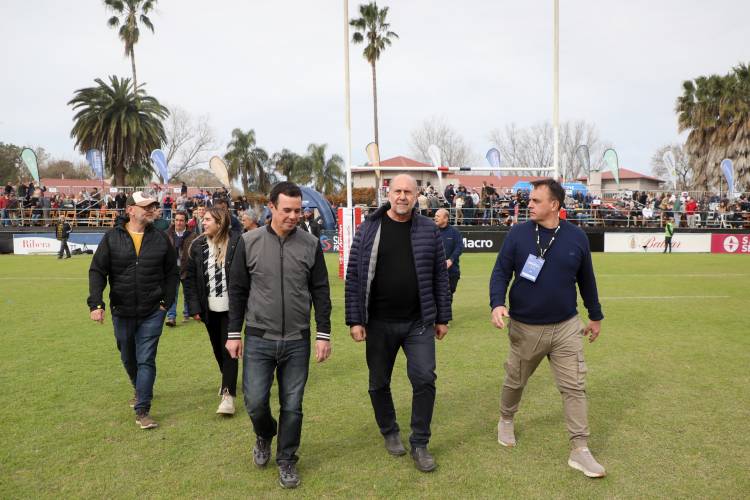 Perotti presenció la final del Torneo Regional del Litoral 2023, en el Santa fe Rugby Club