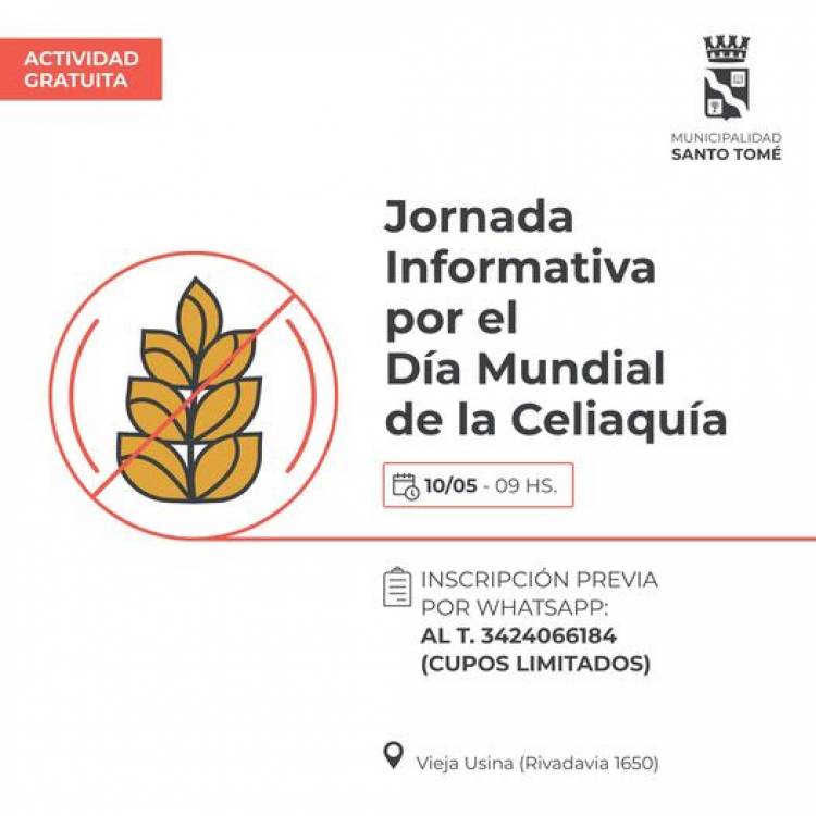 Jornada informativa por el Día Mundial de la Celiaquía