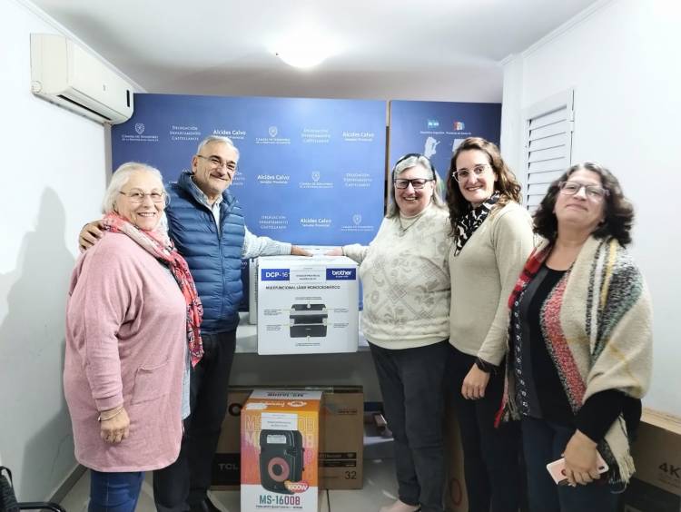 Reunión de Calvo y Borgatello en la localidad de Vila