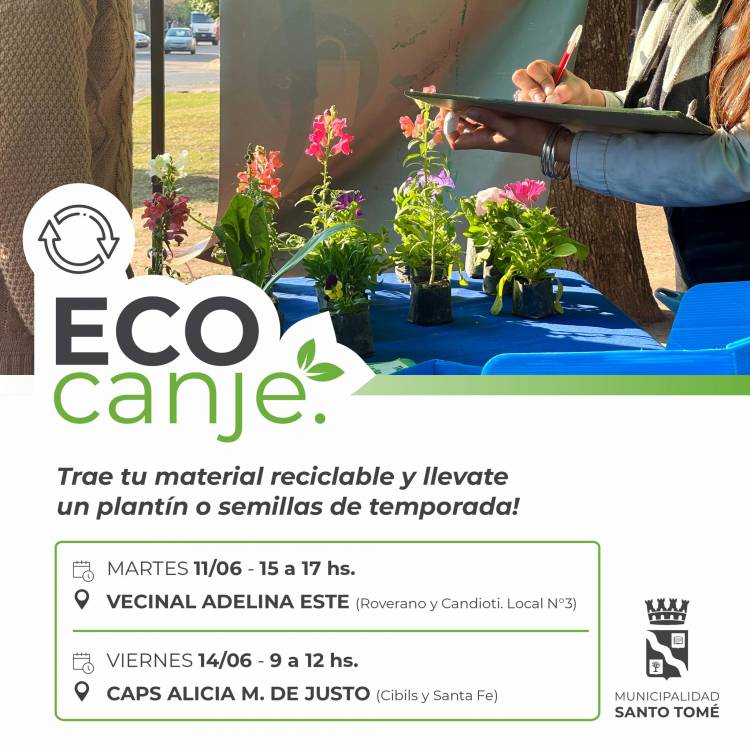 El Eco Canje sigue visitando los barrios de Santo Tomé