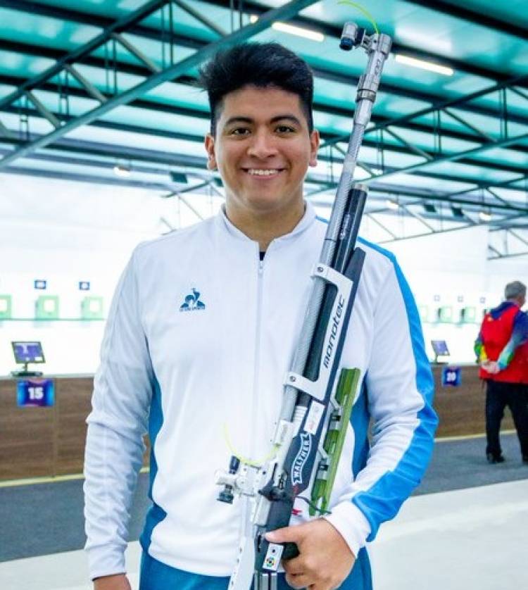 Julián Gutiérrez está en la final olímpica de rifle de aire 10 metros