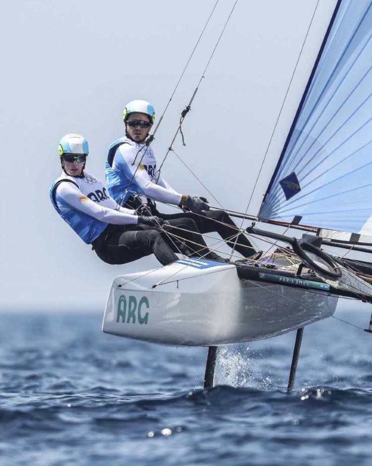 Majdalani y Bosco medalla de plata en vela olímpica